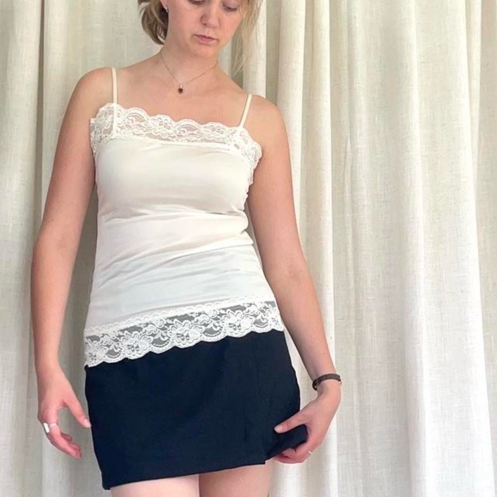 Vintage White Lace Camisole Top